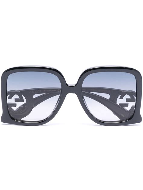 gucci eyewear chaise-lounge oversized sunglasses|authentic gucci oversized sunglasses.